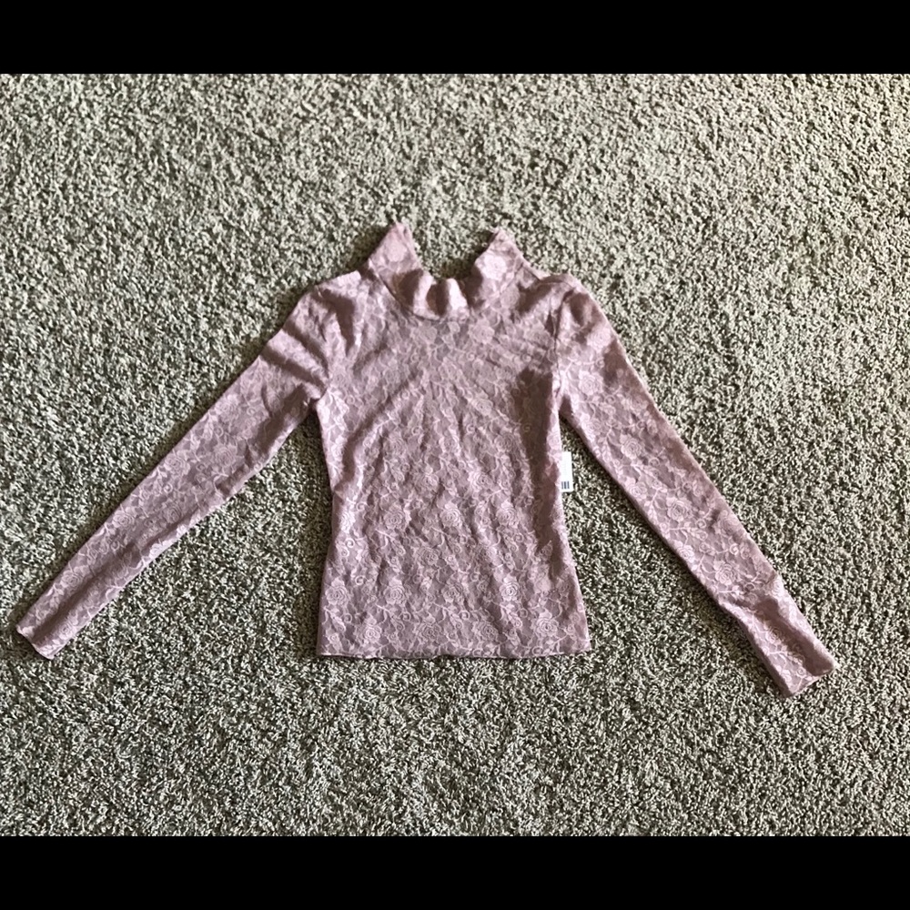 Urban Outfitters Lace Long Sleeve Top
